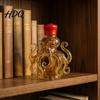 Opbevaringsbeholder til spiritus Blæksprutte Glas Karaffel Håndblæst Blæksprutteformet Whiskey Flaske 3D Dyre Samlerobjekt Vin Karaffel Spiritus Dispenser til Hjemmet
