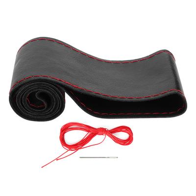 Leather Steering Wheel Cover Needles Thread Kit DIY Sideline Hand Sewing Car Interior Decoration