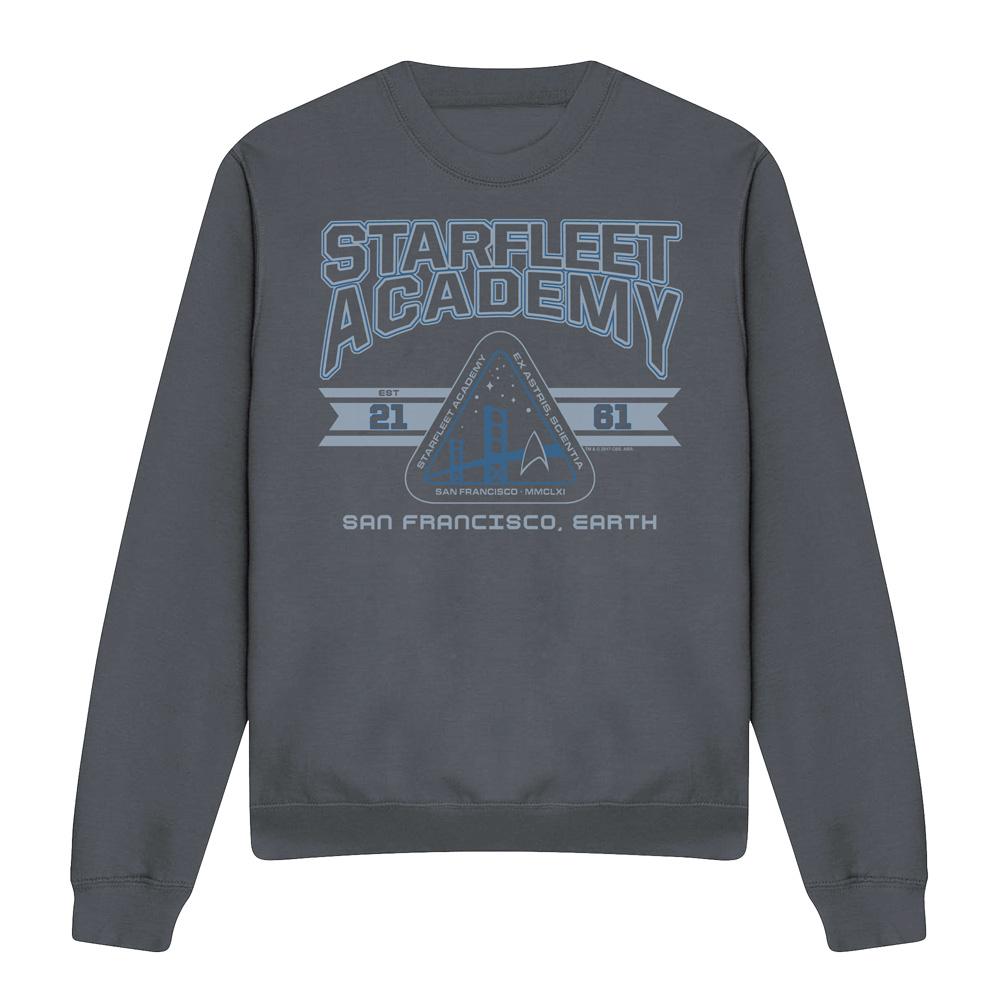 STAR TREK Unisex Adult Starfleet Academy Earth Sweatshirt