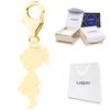 Gold Hanging Pendant Girl Child Daughter Family Silver 925