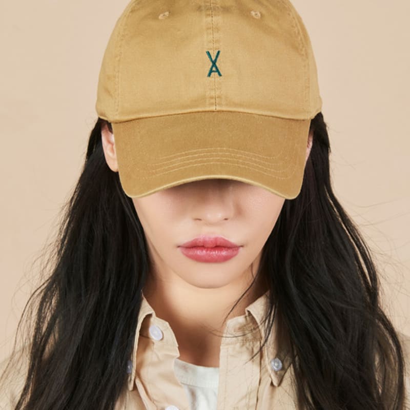 

VARZAR logo oversized chino ball cap beige FREE