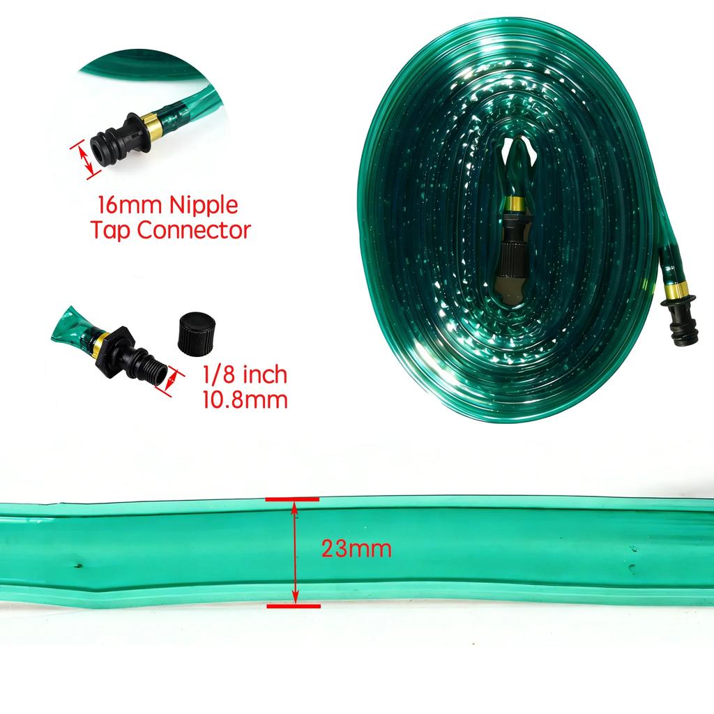 Hose Fine Spray with Garden Lawn Infiltration Hose Garden Lawn Irrigation Drip Irrigation Cooling Sprinkler Belt Water Sprinkler