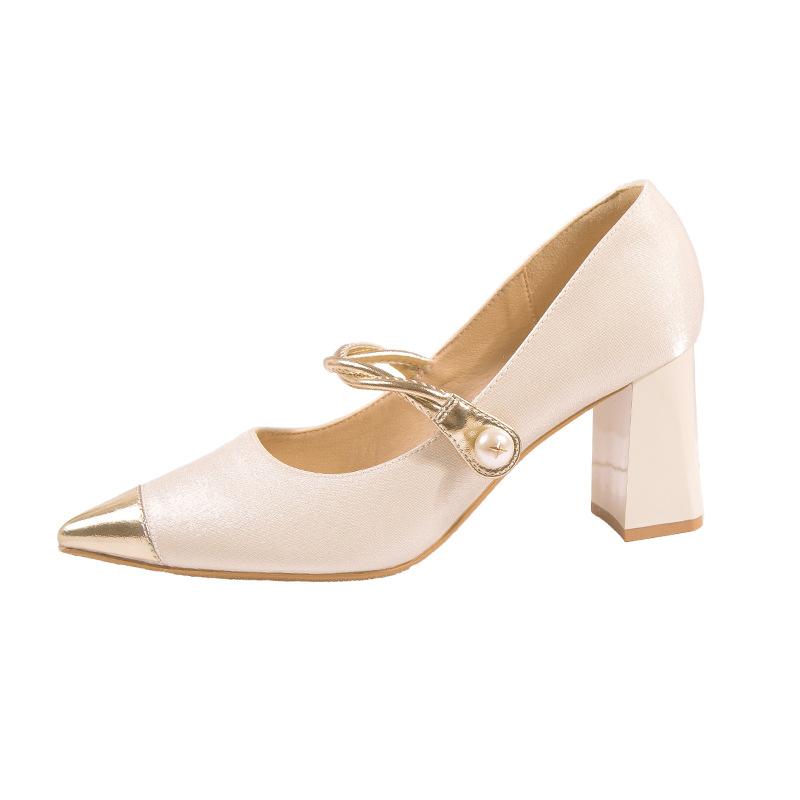 

Осень и зима новые красные туфли-лодочки на высоком каблуке, свадебные туфли, женские туфли для показа, свадебное платье, обувь невесты, одинарные туфли 40