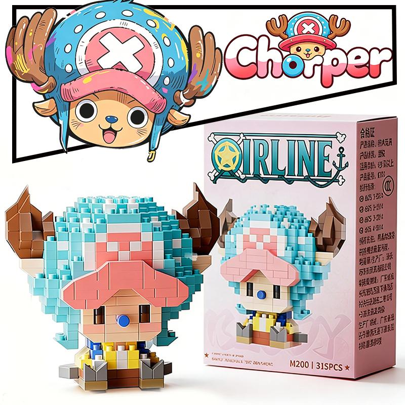 Tony Tony Chopper Bricks Assembly Toys Figure Sun God Nika Luffy Ace Nami Zoro Model Micro Building Block Toy For Gift