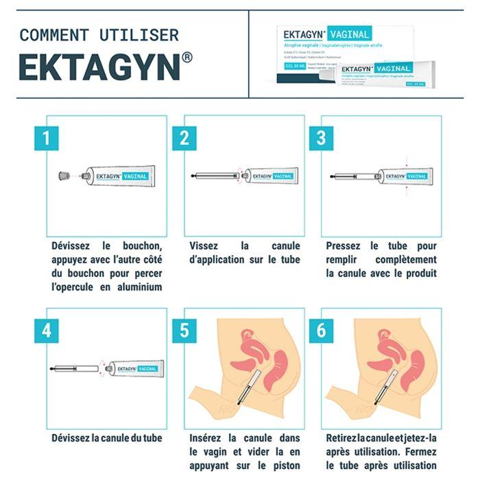 Densmore Ektagyn - Gel vaginal - Sècheresse, Irritation Intime, Lubrifiant