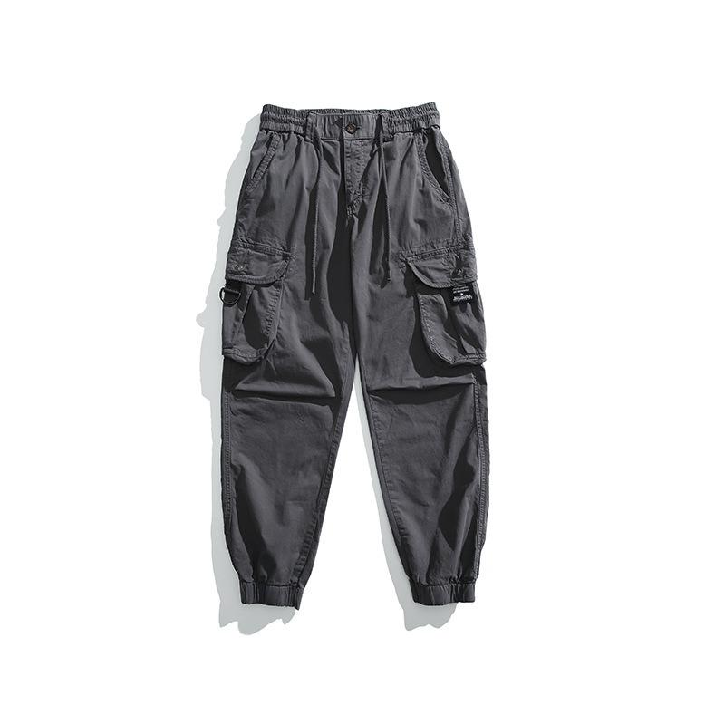 Summer New Overalls Men's Retro Industrial Style Loose Casual Trousers Day Wear Sports Outdoor