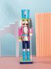Colorful Candy Style Wooden Nutcracker Ornament