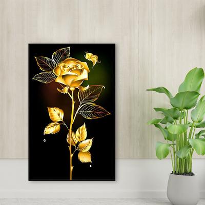 5D DIY Full Round Drill Diamond Painting Golden Romance Kit Home Decoration