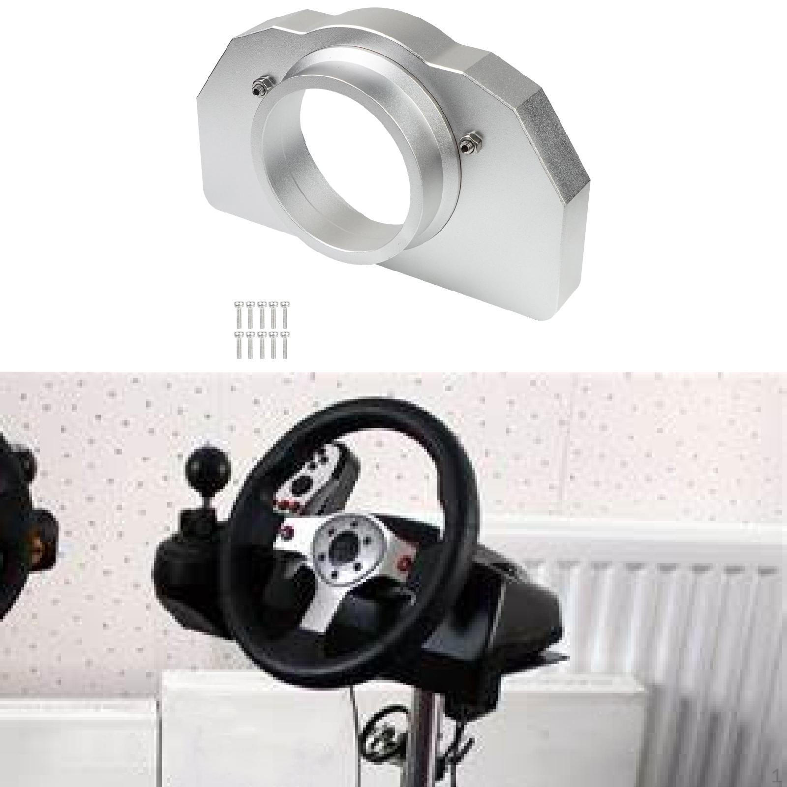 

Подставка для игрового руля, алюминиевый сплав, сменный кронштейн для G25 G27 G29 G920 G923 Silvery