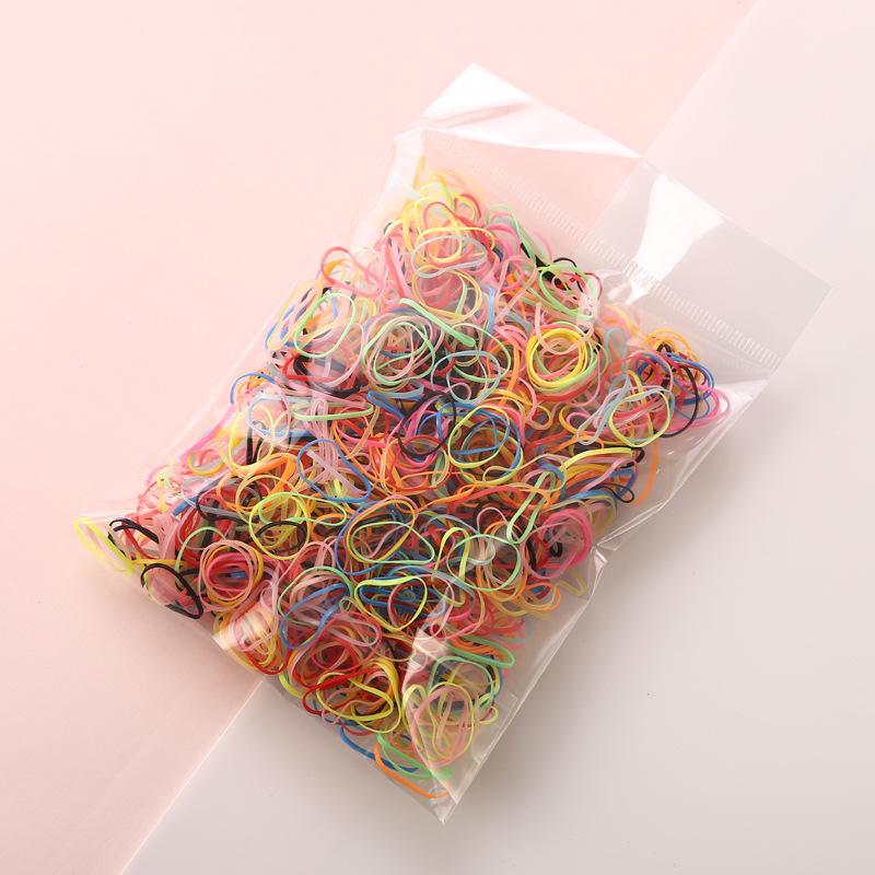 Hair Ring Rubber Ropes Hair Accessories Disposable Elastic Hair Bands Ponytail Holder Rubber Band Scrunchies