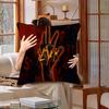 S-Slayer Heavy Metal Band Cushion Cover Polyester Sofa Cushions Decorative Throw Pillows Home Decoration Pillowcover