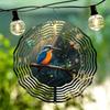 Blue Bird 2D Metal Wind Chime - Handcrafted Outdoor Garden Decor with Soothing Melodies, Vibrant Bird Design for Patio