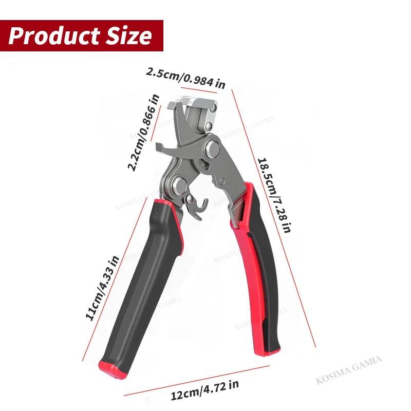 Heavy Duty Fastener Remover Car Clip Pliers Stainless Steel Automotive Snap Pliers for Mechanics DIY Garage Workshop Users