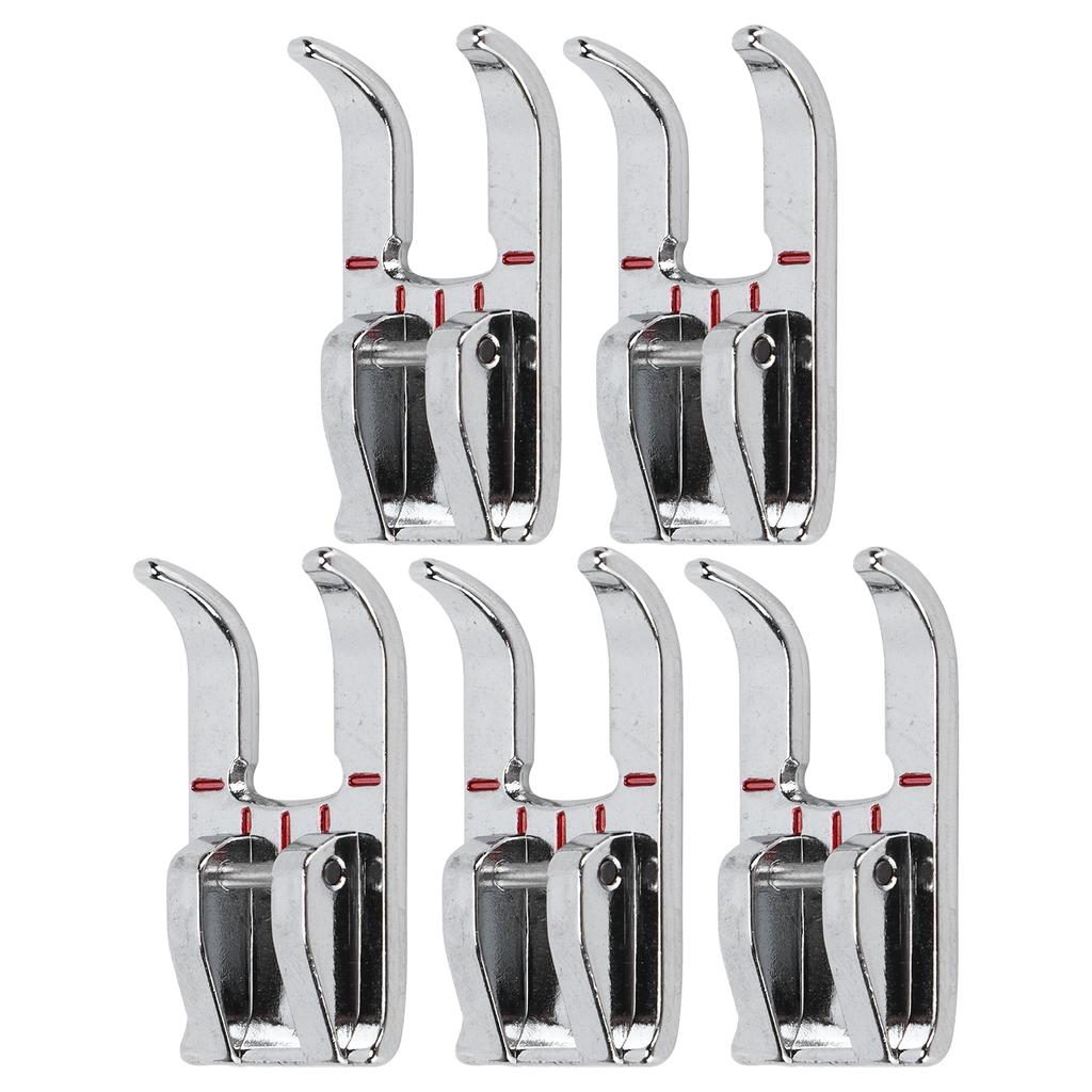 5Pcs Satin Stitch Foot Stainless Steel Multifunctional Household Sewing Machines Accessories