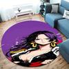 Nico Robin Round Area Rug Carpet Rug For Living Room Bedroom Sofa Playroom Decor Nonslip Floor Mat
