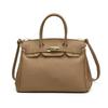 New High-end Bag, Lychee Pattern Lock, Platinum Bag, Portable Shoulder Messenger Trendy Women's Bag