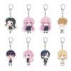 55MM Anime Shikimori's Not Just a Cutie Keychain Shikimori Miyako/Izumi Yūki Key Chain Acrylic Model Plate Christmas Gifts