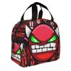Cartoon Geometry D-Dashs Video Game Insulated Lunch Bag for School Office Resuable Cooler Thermal Bento Box Women Men