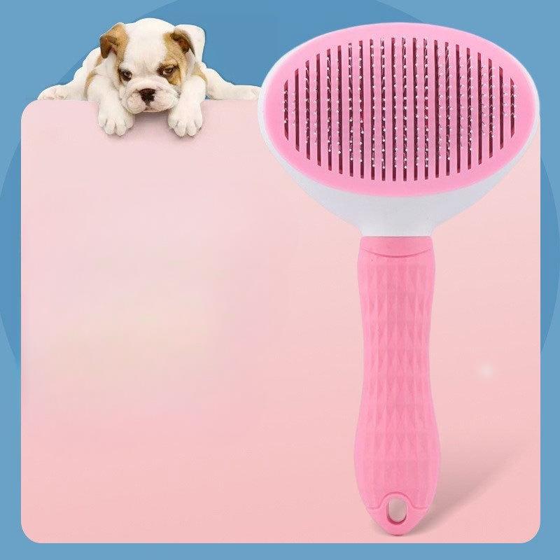 Pet Comb, Stainless Steel Comb, Dog Cleaning and Grooming, Knotting Comb, Hair-removing Needle Comb