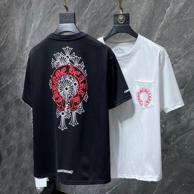 8015 2026 Summer New High Quality Cotton Round Neck Loose Large Size Men's and Women's T-shirt Couple T-shirt