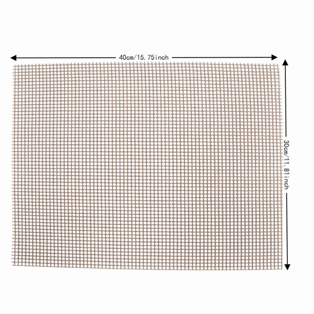 3 PCS Fiberglass Cloth Grill Mesh Mat Non-Stick Grilling Sheet Liner  Outdoor Barbecue