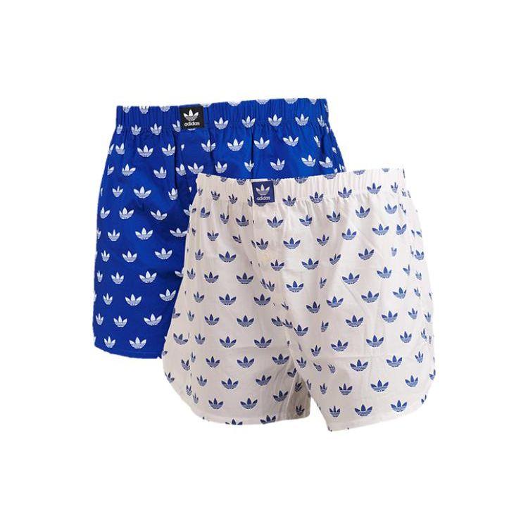 

Adidas Logo Print Casual Comfortable Mid-Rise Boxer Shorts Men Bottoms 4A3M52-948 L