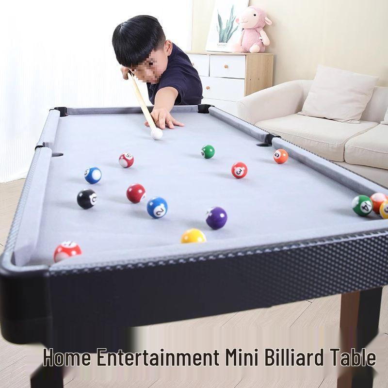 Large Indoor Fiber Pool Table for Kids: Parent-Child Interactive Game for Small Families