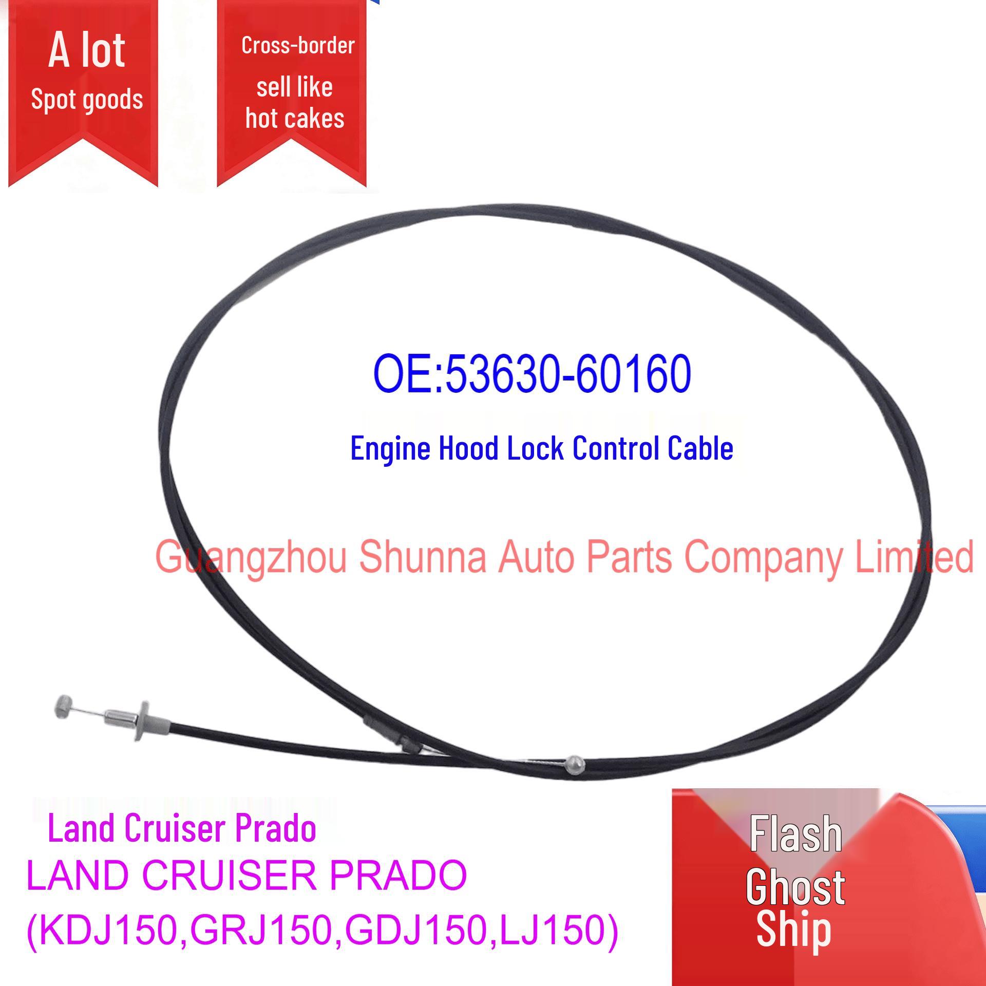 Toyota Land Cruiser Prado GRJ150 Hood Lock Cable 53630-60160 GZSN
