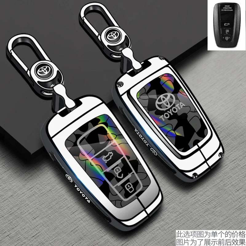 Car Remote Key Case Cover Shell For Toyota Corolla Prius Camry CHR C-HR RAV4 Altis Land Cruiser Prado Protector Keyless