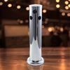 3" Stainless Steel Adjustable Draft Beer Kegerator Tower Beer Dispenser Tool(Triple Faucet)