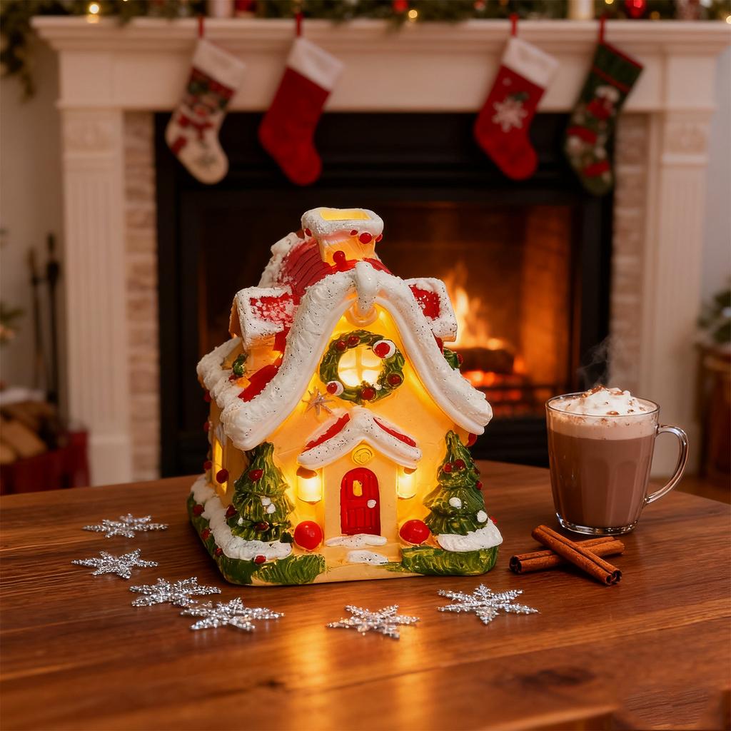 Christmas Snowhouse Desktop Decoration, Holiday Gifts For Friends