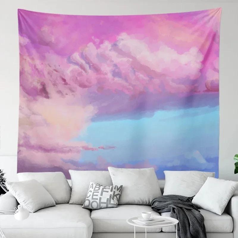 Anime Sky Aesthetic Decorative Tapestry Home Wall Living Room Office Decorative Tapestry