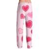 Men's Valentine's Day Printed Drawstring Long Pants Casual Pajamas