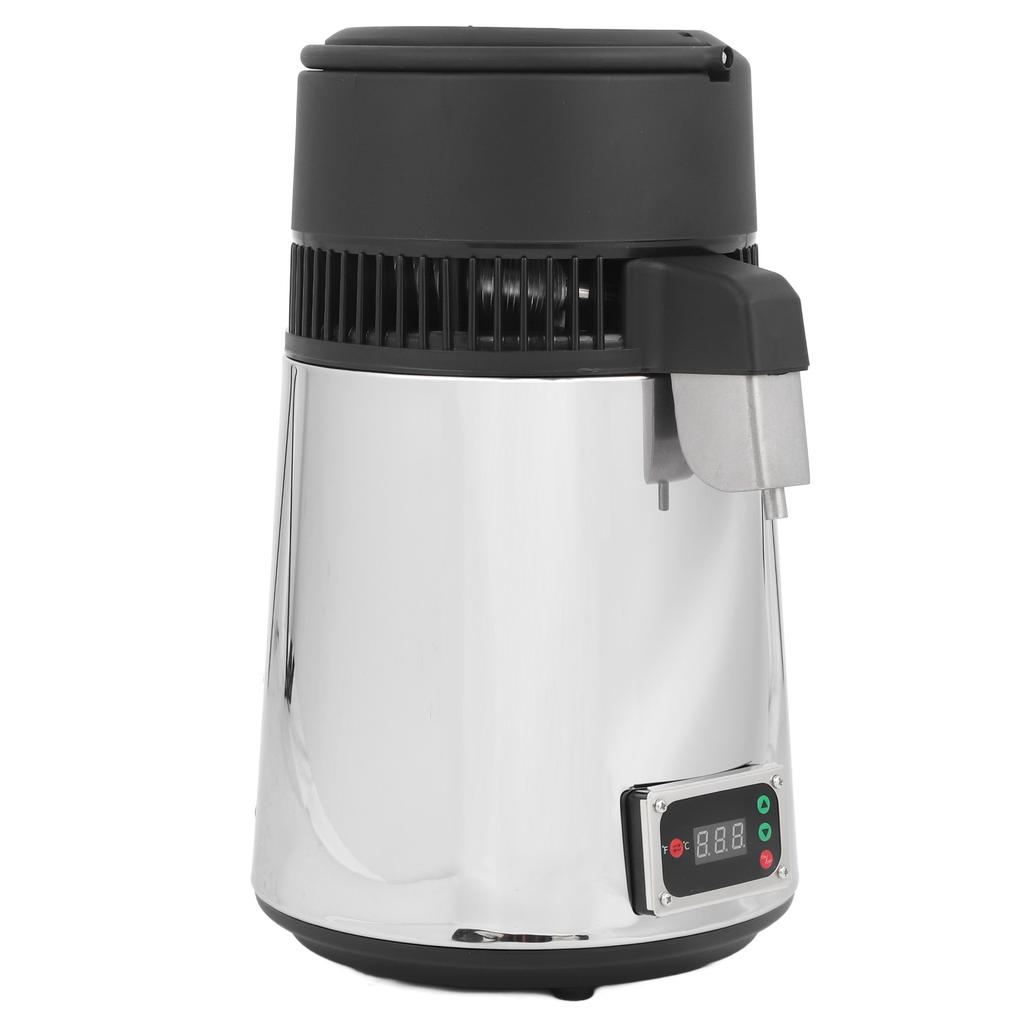 750W Water Distiller 4L Countertop Distiller Machine Stainless Steel Distilled Water Maker with