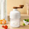 Manual Shaved Ice Maker Machine Set With Ice Trays Ideal for Making Snowcones and Slushy Household Portable Small Hail Machine