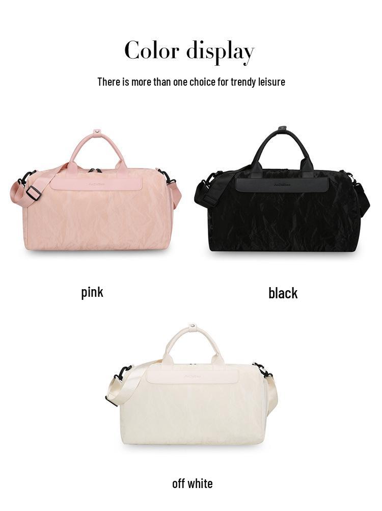 Lightweight PU Water-Repellent Fitness Bag with Wet/Dry Separation for Short Trips
