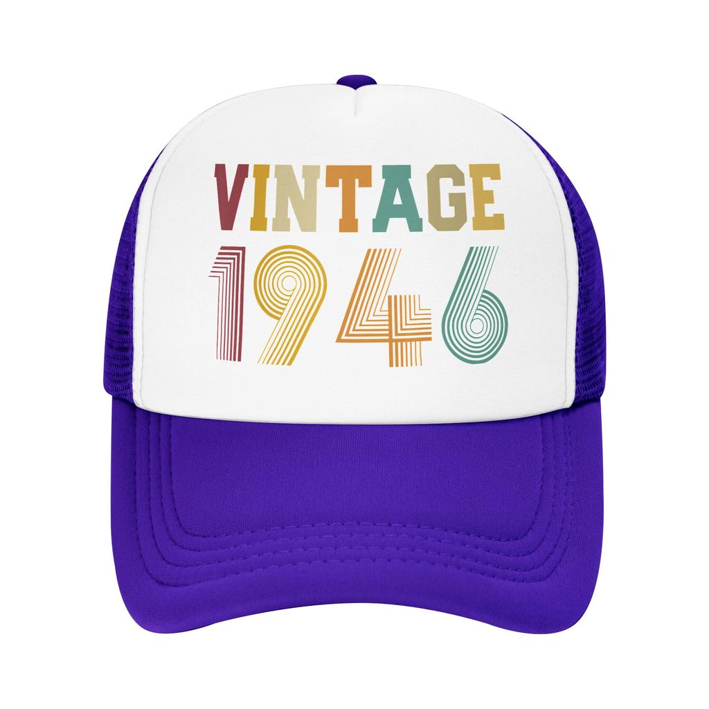 Th Birthday Born Year Old Mesh Baseball Caps Unisex Women Casual Sun Hat Hats Adjustable Summer Trucker Hats