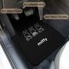 Miffy Floor Easy Protective Car Set of for Light and Standard Cars Mats, Waterproof, Washable, Anti-Slip, Stain-Resistant, Customizable,