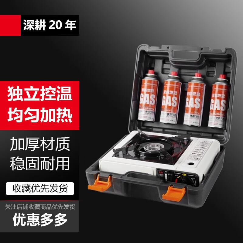 Portable Gas Grill Stove Set