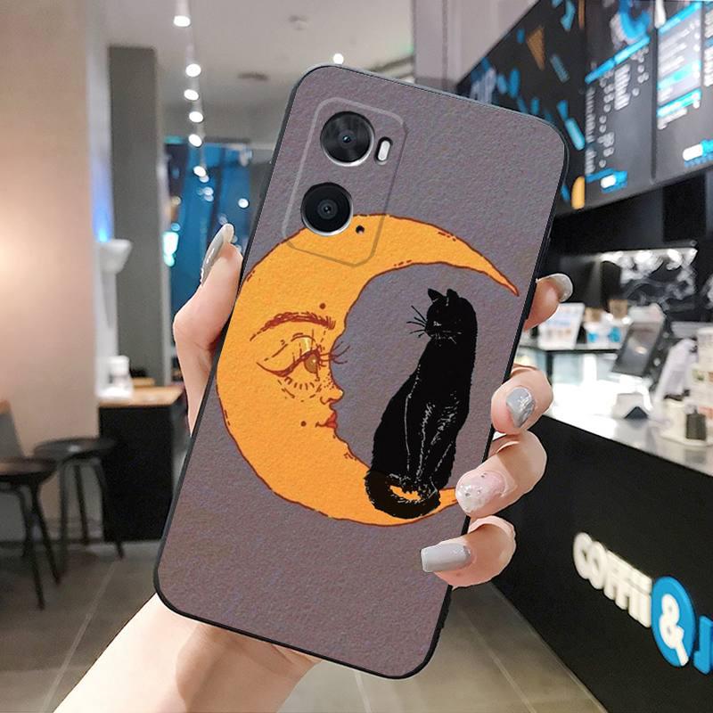 Art Cat Phone Case For OPPO Realme 10 Pro Plus GT 2 Pro X2 Pro XT C25S 8 7 6 Pro 6i GT Master C3 C21 C21Y X3 SuperZoom