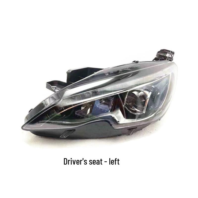 LED Headlight Assembly for Peugeot 308/408 - High-Spec PC Material