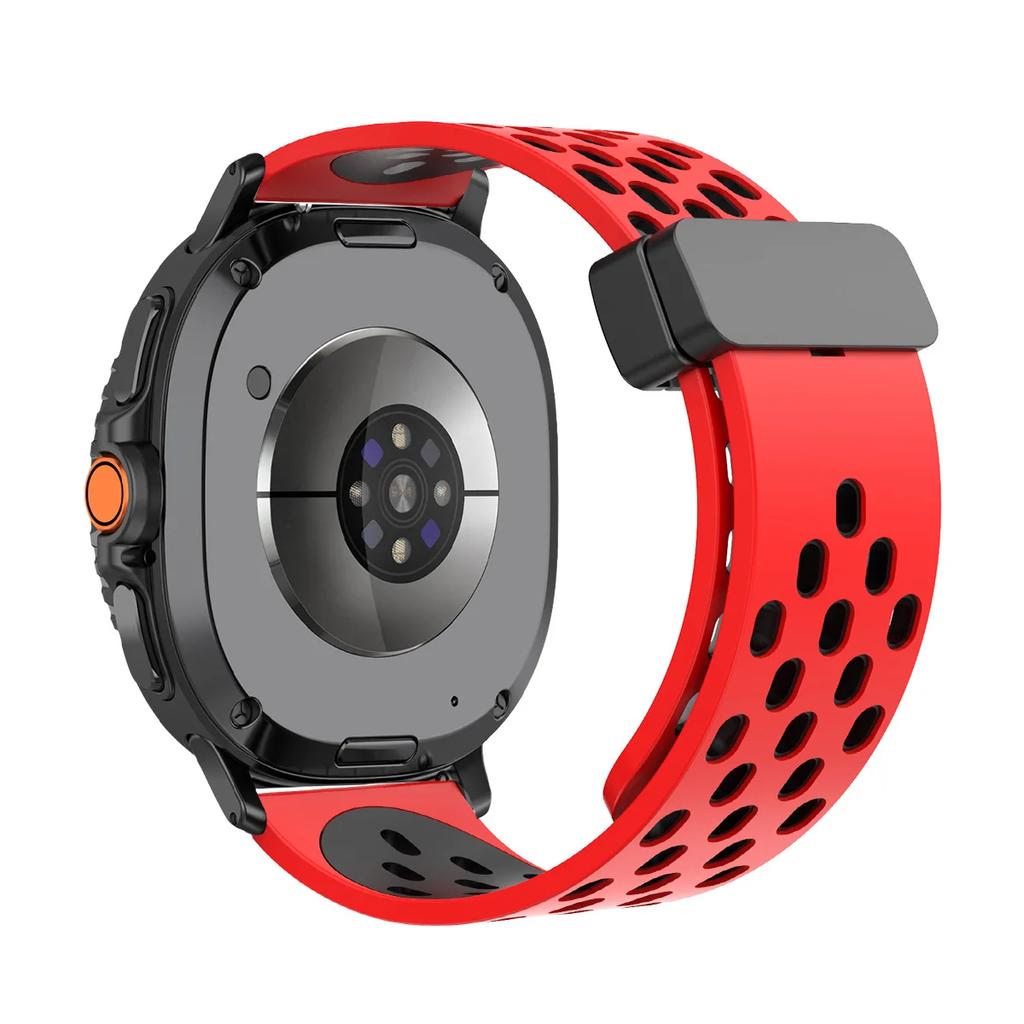 Magnetický řemínek pro Samsung Galaxy Watch 8 Classic 46mm Silikonový Sportovní Prodyšný Correa Náramek Galaxy Watch 8 44mm 40mm Řemínek