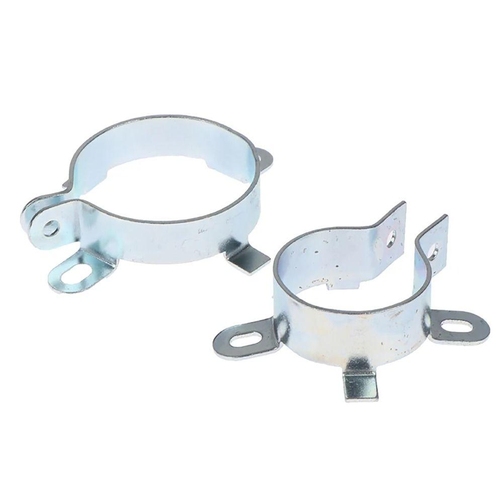 1Pcs Fastening Clamping Ring Capacitor Clip Iron Hoop Holder 2 Feet Mounting Clamp Tin Plated 25mm 30mm 35mm 40mm Fixing Bracket 30mm