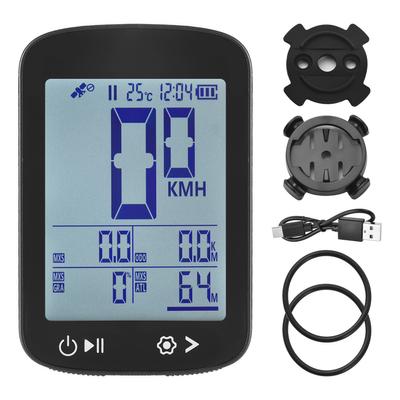 Computer cu GPS pentru biciclete Vitezometru fără fir pentru biciclete Afișaj clar înalt Poziționare 5 stele GPS BeiDou