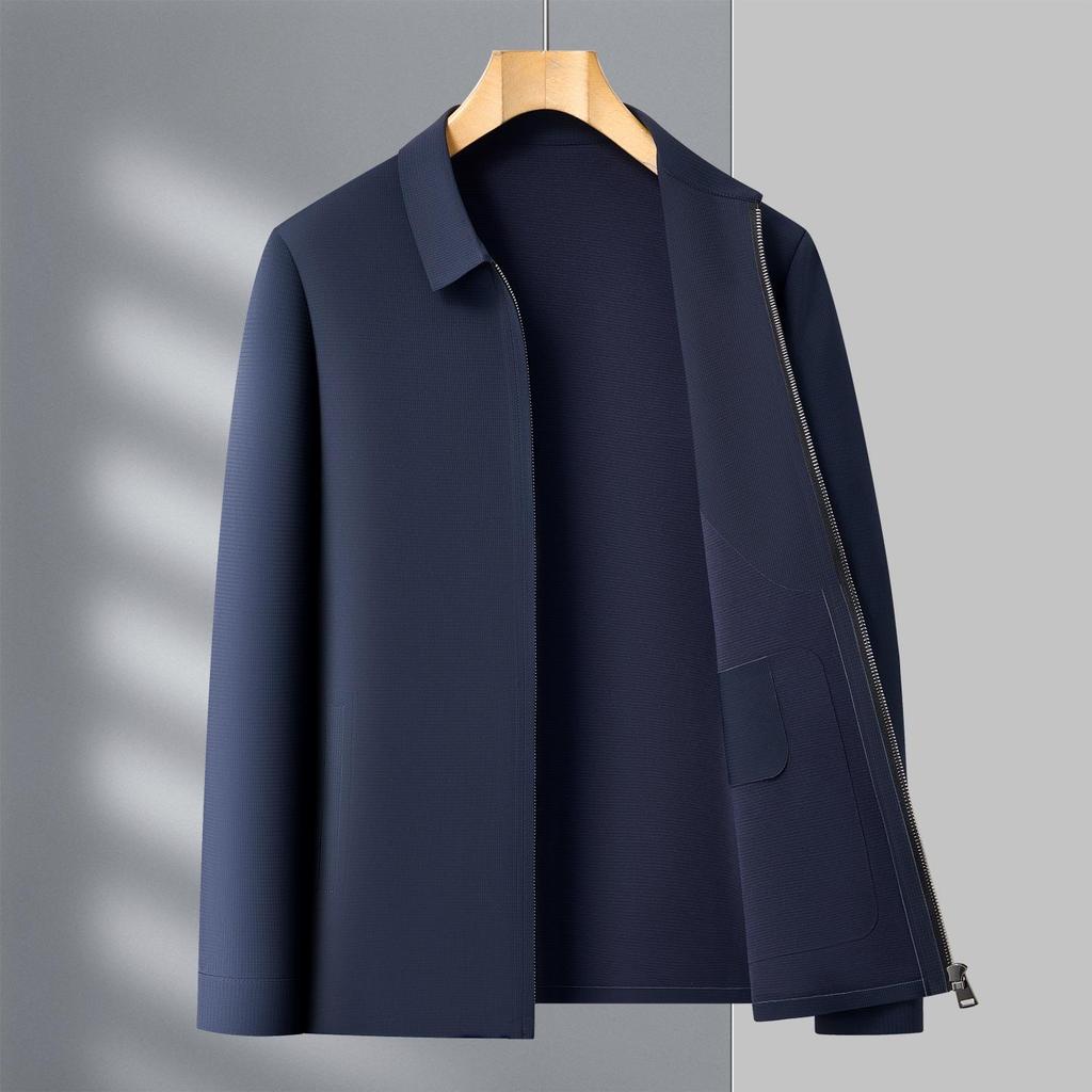 Men's Casual Breathable Lapel Jacket for Spring and Autumn