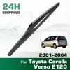Heckscheibenwischerblätter, Premium Allwetter-Wischerblätter Ersatz für Toyota Corolla Verso E120 2001-2004