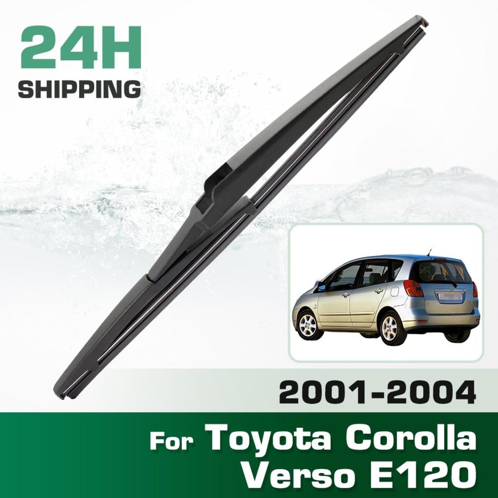 Heckscheibenwischerblätter, Premium Allwetter-Wischerblätter Ersatz für Toyota Corolla Verso E120 2001-2004