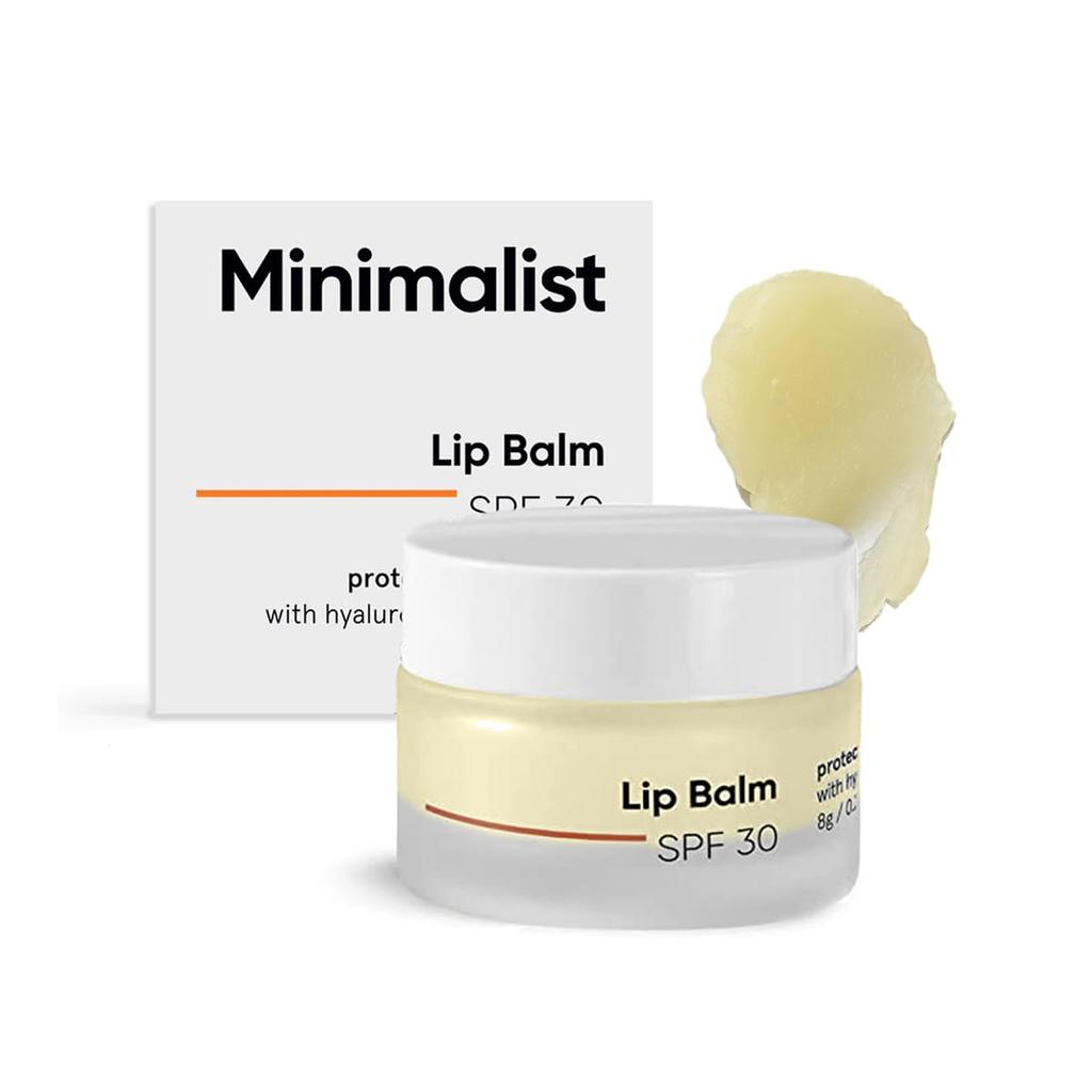 Minimalist SPF 30 Lip Balm With Ceramides & Hyaluronic Acid For Nourished Lips 8 Gm