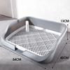 Dog Litter Tray Hygienic Pet Training Mat Detachable Cleaning Grid PP Material Suitable for