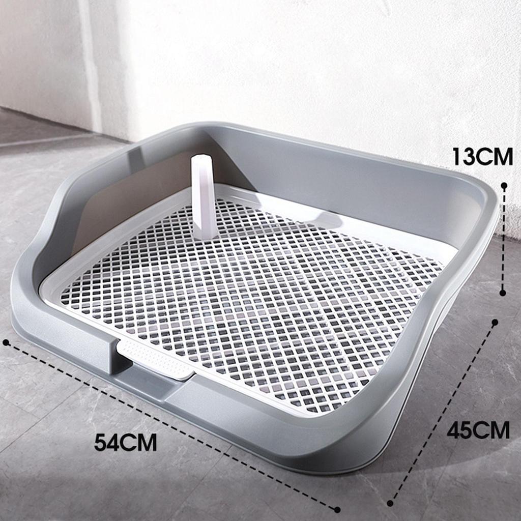 Dog Litter Tray Hygienic Pet Training Mat Detachable Cleaning Grid PP Material Suitable for